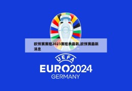 欧预赛赛程2023赛程表最新,欧预赛最新消息